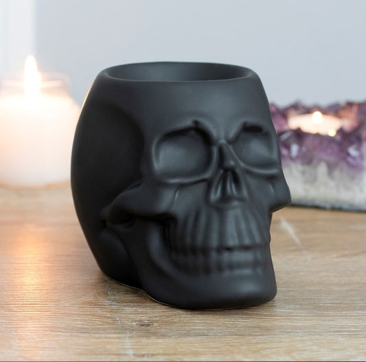 Large Black Skull Burner